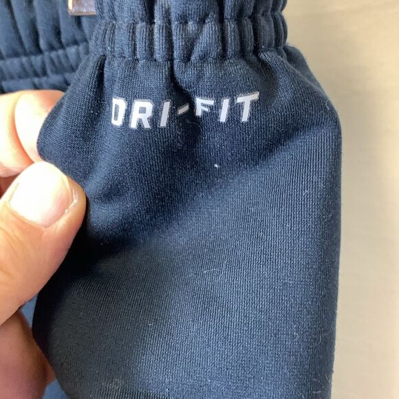 Nike Dri-Fit Black Fleece Tapered Ankle Zip Athletic Sweatpants Size L - Picture 10 of 14